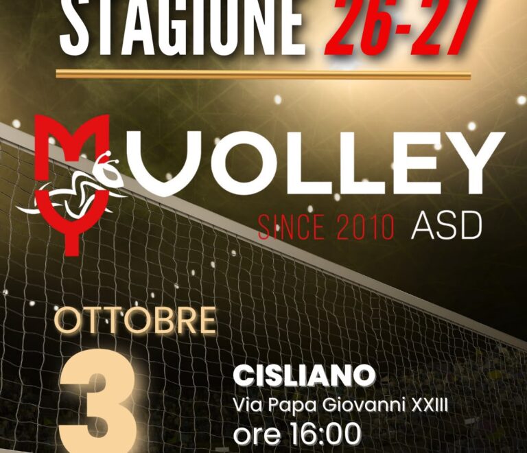 PRESENTAZIONE UFFICIALE MY VOLLEY – STAGIONE 2026/27