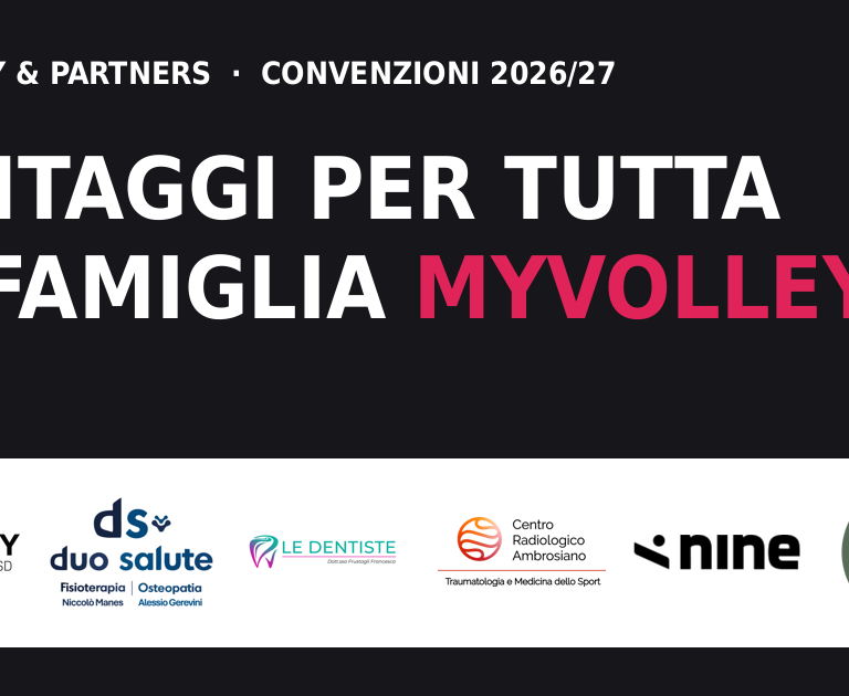 MyVolley & Partners: le convenzioni per la nostra famiglia