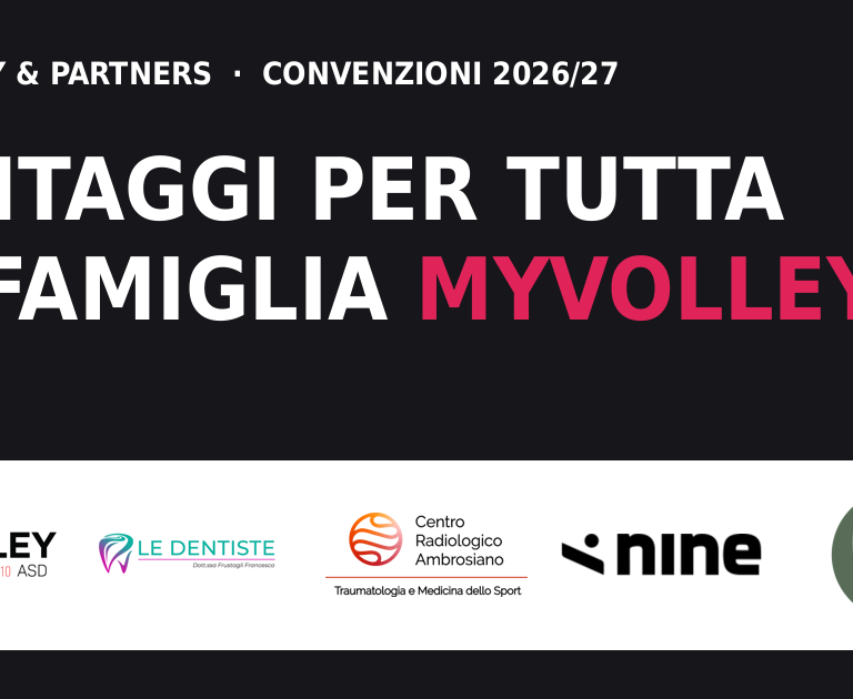 MyVolley & Partners: le convenzioni per la nostra famiglia
